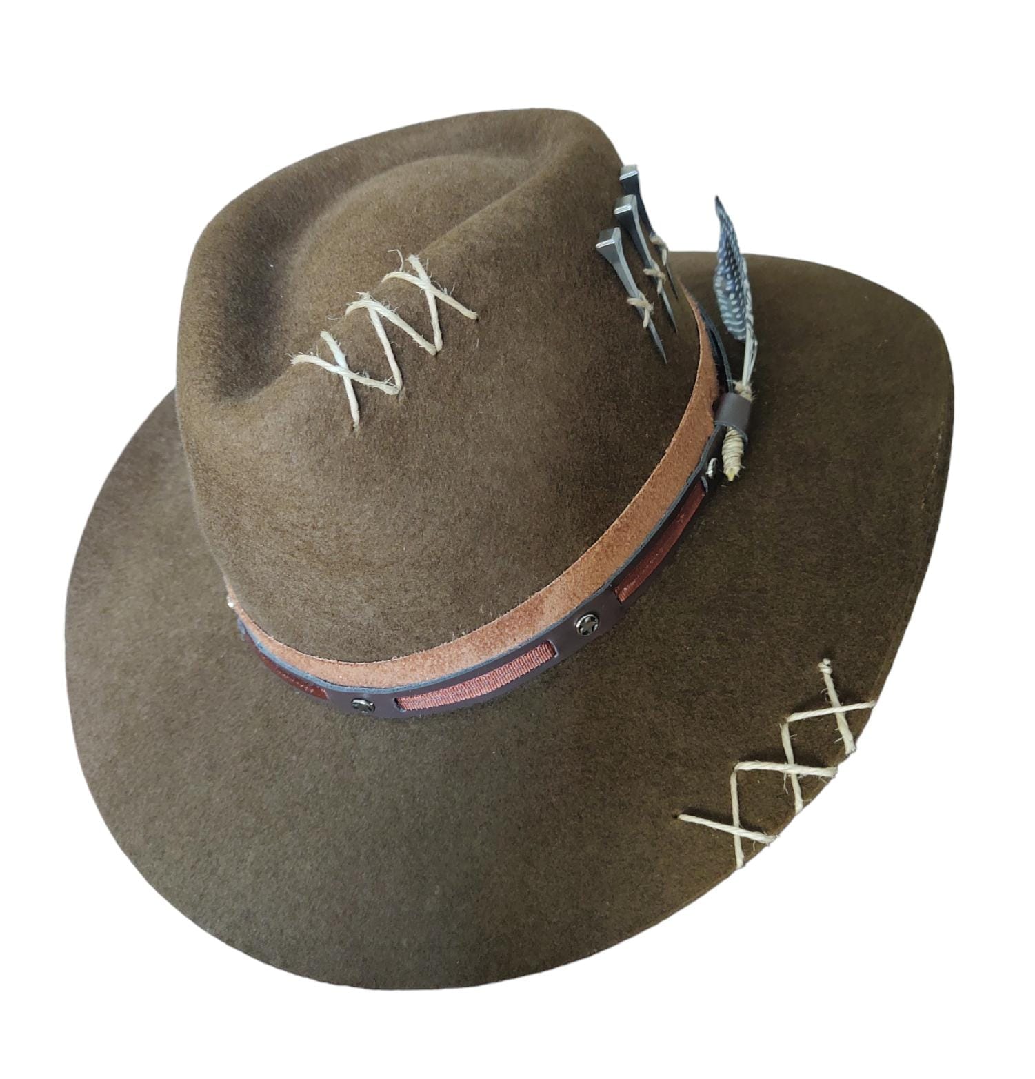 CHAPÉU PRALANA 5X CAMPO CAFÉ ABA 7.5 TRADIÇÃO 3 CRAVOS G