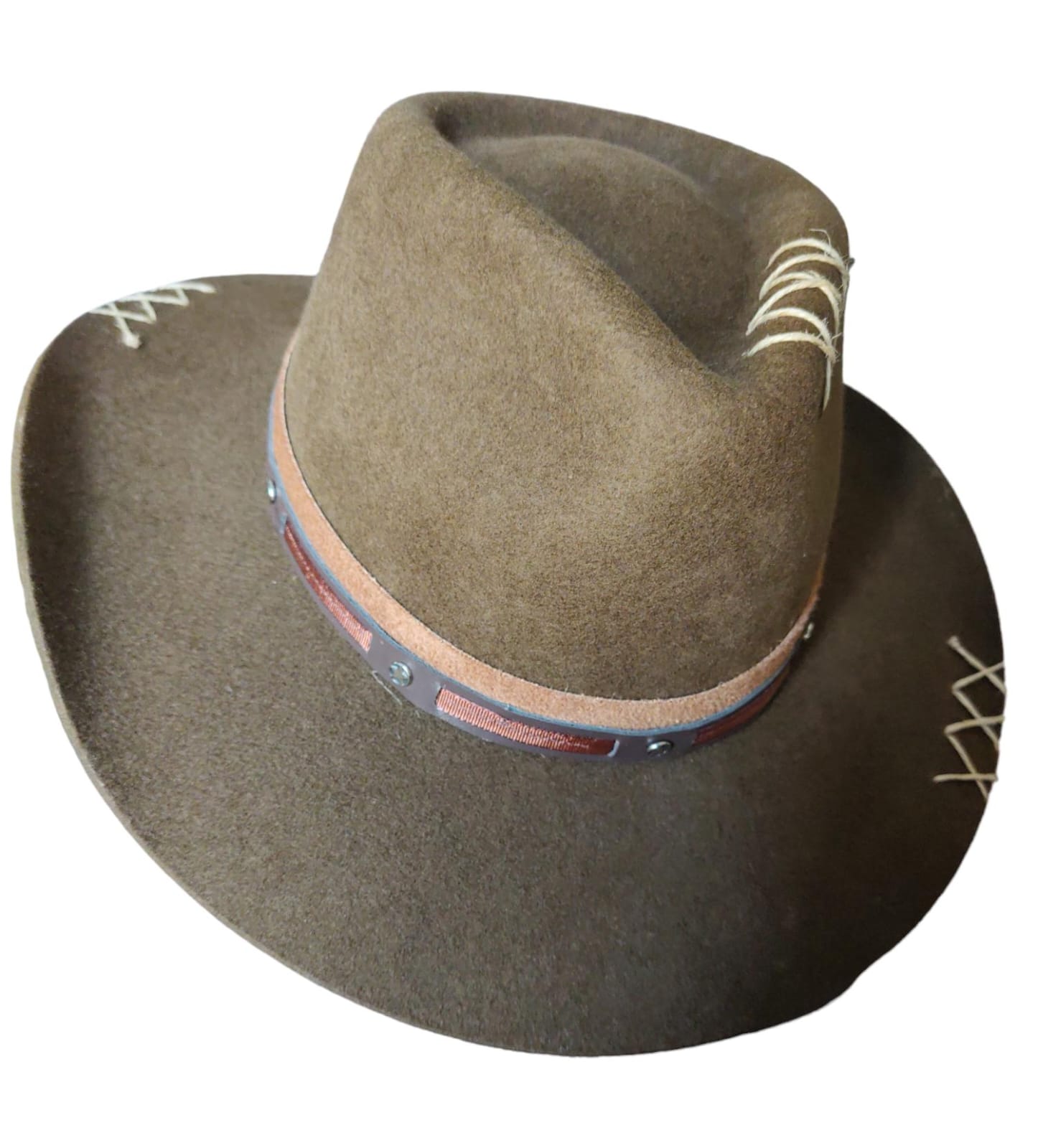 CHAPÉU PRALANA 5X CAMPO CAFÉ ABA 7.5 TRADIÇÃO 3 CRAVOS G
