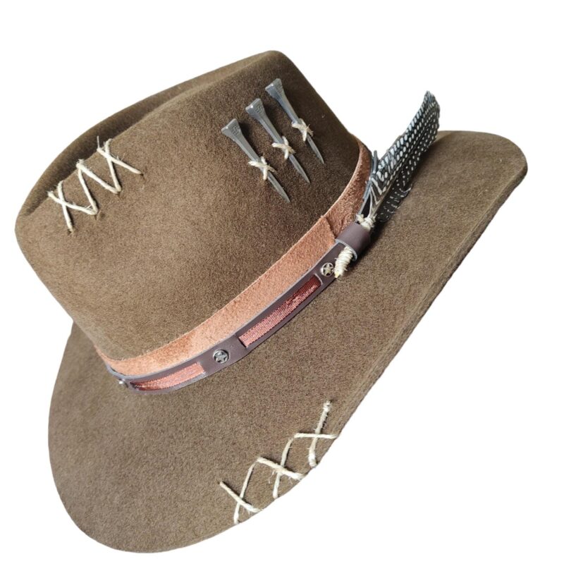 CHAPÉU PRALANA 5X CAMPO CAFÉ ABA 7.5 TRADIÇÃO 3 CRAVOS M