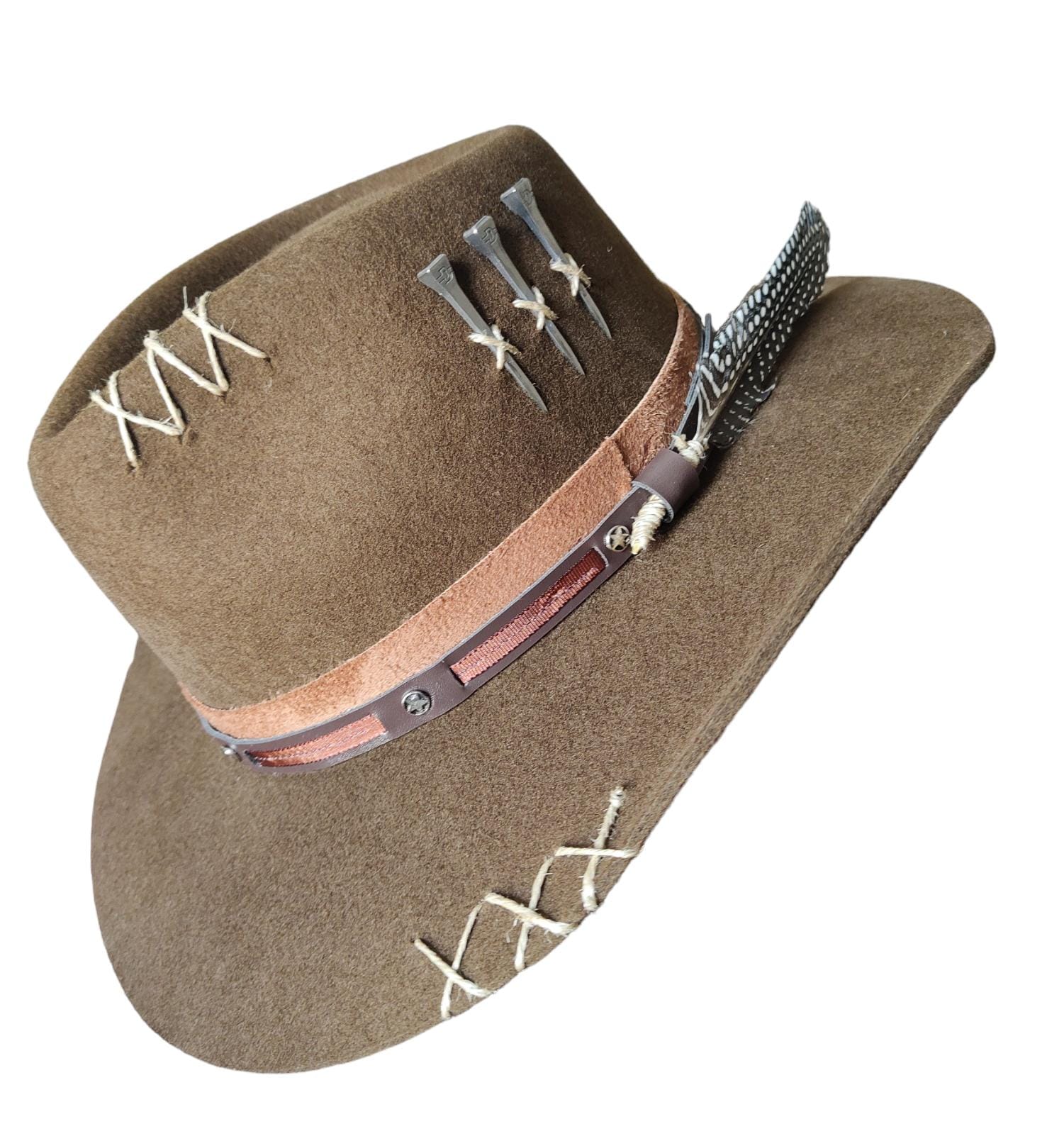 CHAPÉU PRALANA 5X CAMPO CAFÉ ABA 7.5 TRADIÇÃO 3 CRAVOS P