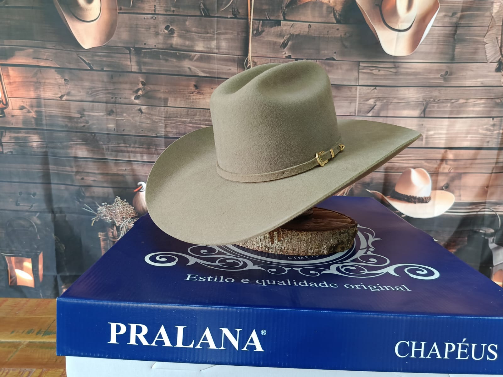 CHAPEU PRALANA BIG HORSE TAUPE 59