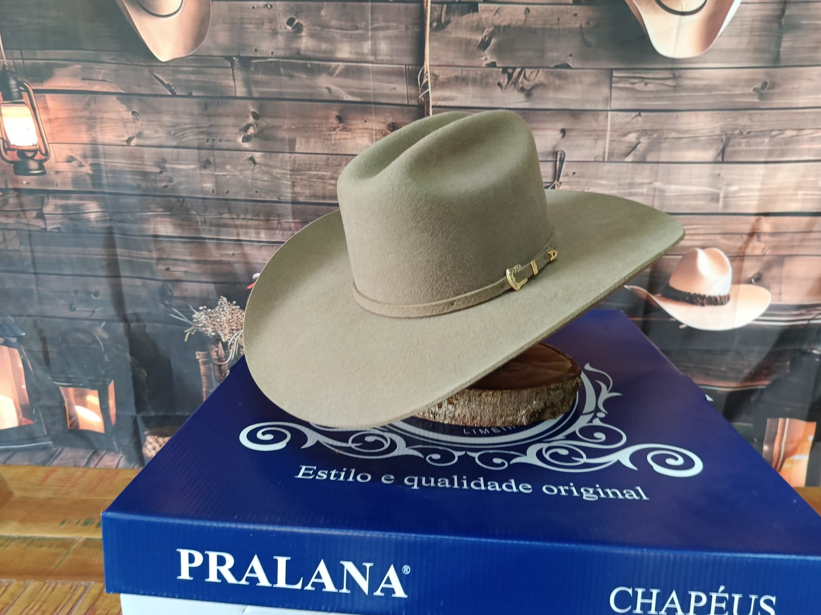 CHAPEU PRALANA BIG HORSE TAUPE 56