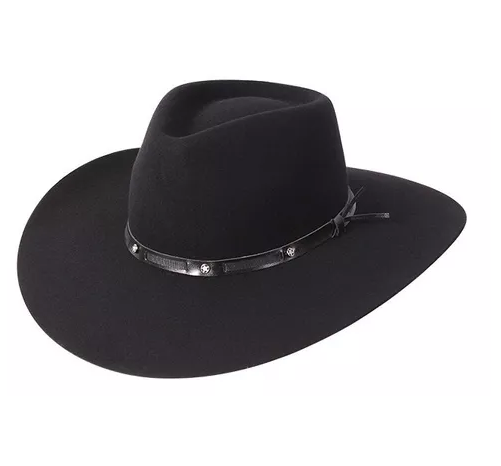 CHAPEU PRALANA 5X CAMPO ABA 10 PRETO PP