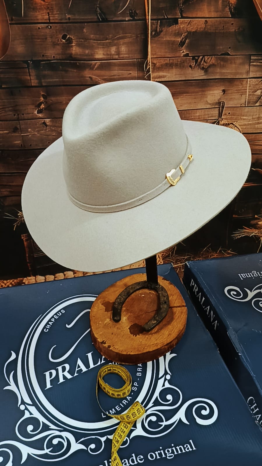 CHAPEU PRALANA 5X CAMPO Ill ABA 7.5 GELO TAMANHO G