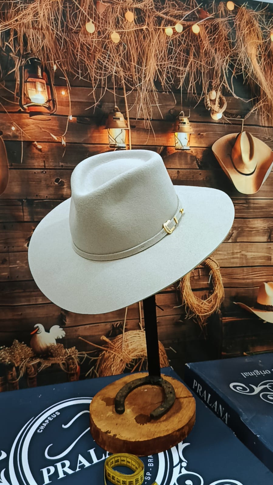 CHAPEU PRALANA 5X CAMPO Ill ABA 7.5 GELO TAMANHO G