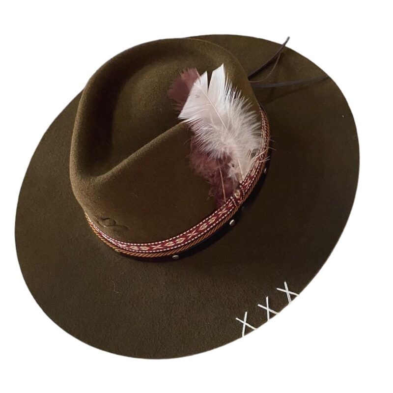 Chapeu Pralana Campo Raiz Aba Reta 8.5cm Cafe P