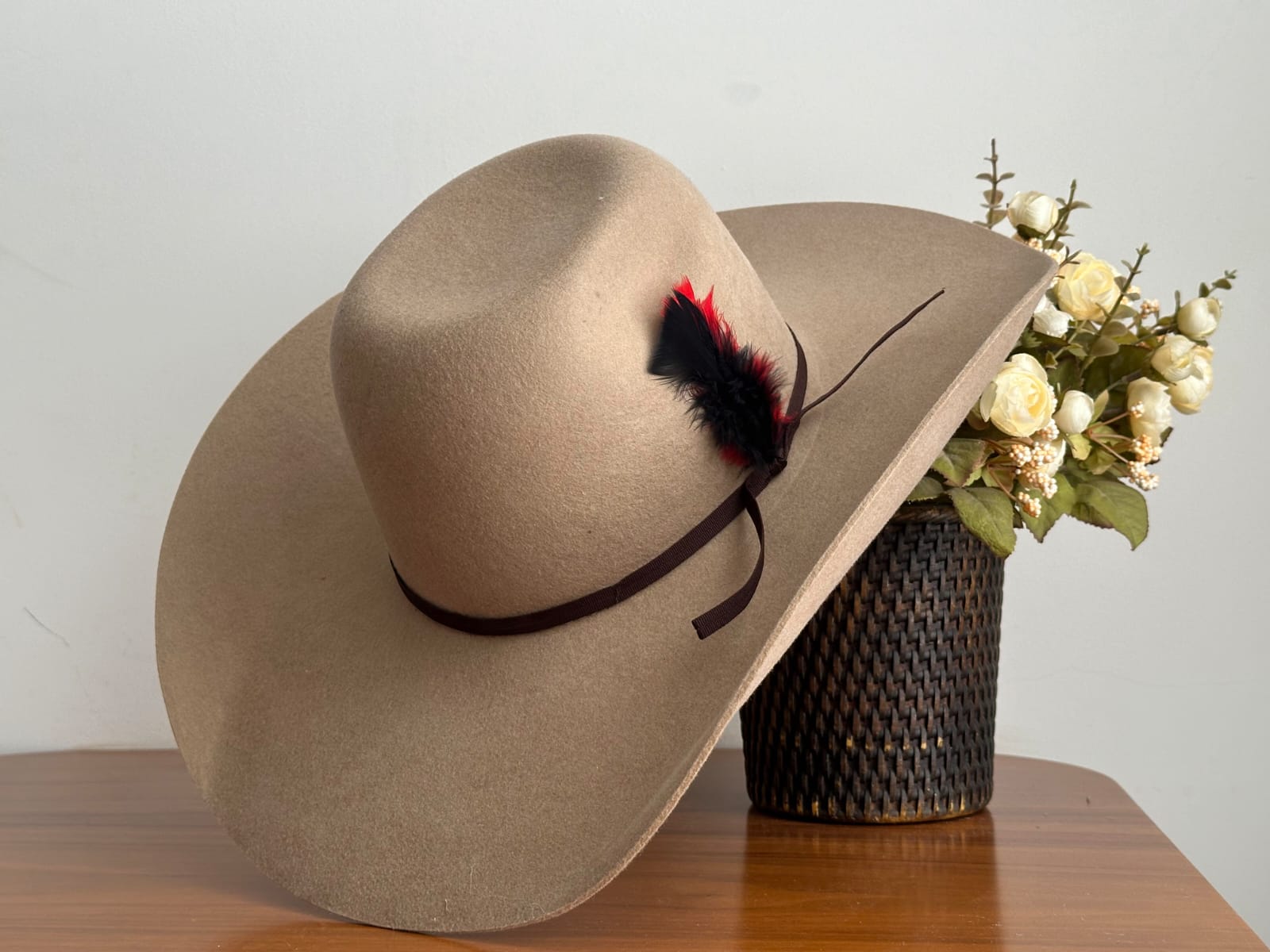 CHAPEU PRALANA CHAMPION BIPLAY ABA 13CM QUADRADA BEGE 56