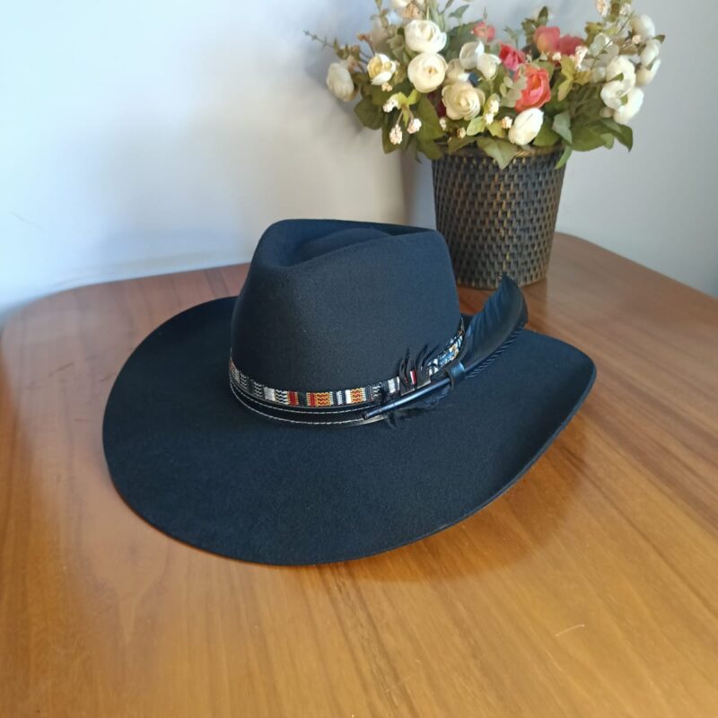 CHAPÉU PRALANA 5X COLORADO ABA 10 PRETO G