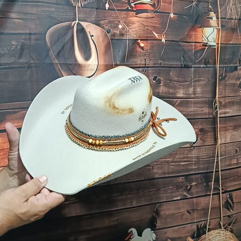 CHAPÉU PERSONALIZADO TEXAS ABA 11 GELO TAM 55
