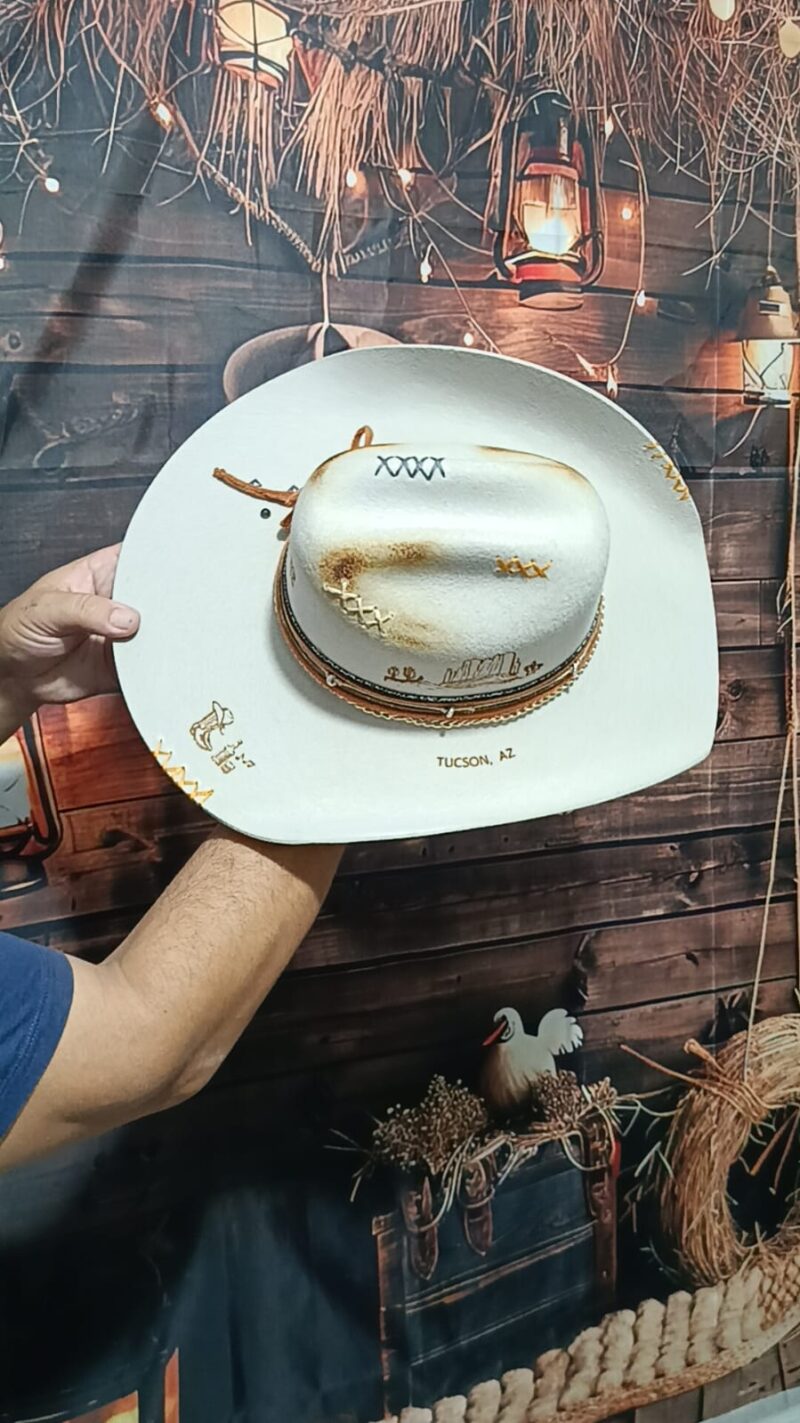CHAPÉU PERSONALIZADO TEXAS ABA 11 GELO TAM 55