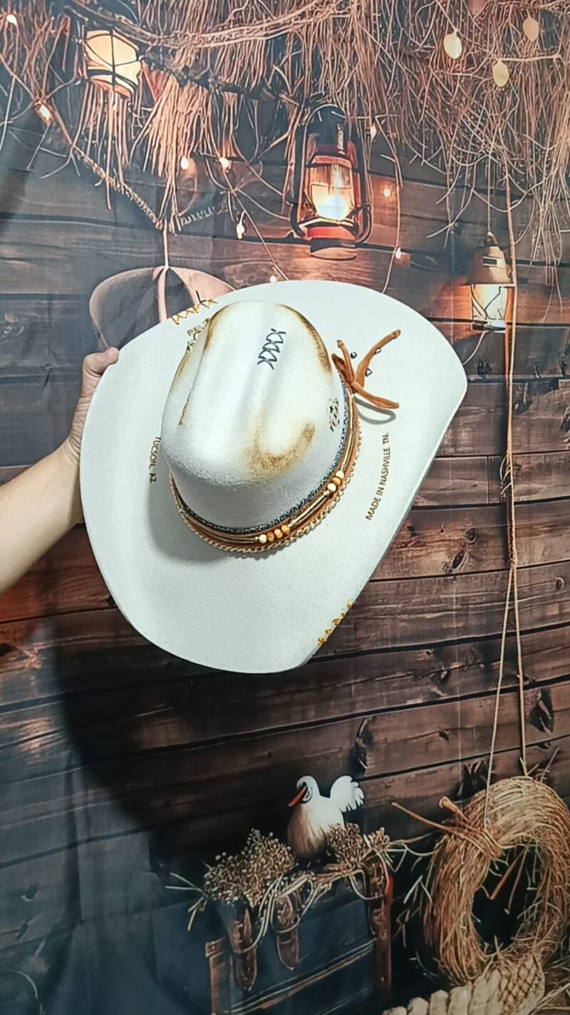CHAPÉU PERSONALIZADO TEXAS ABA 11 GELO TAM 55