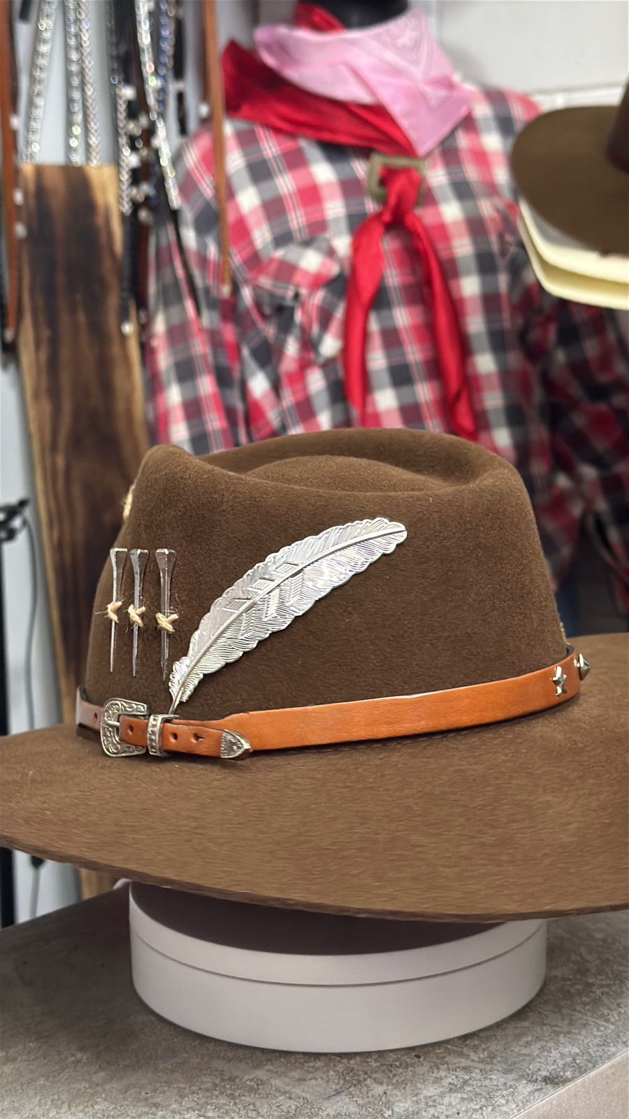 CHAPEU CASCA DE BALA PRALANA ORIGINAL TRES CRAVOS CAFE M
