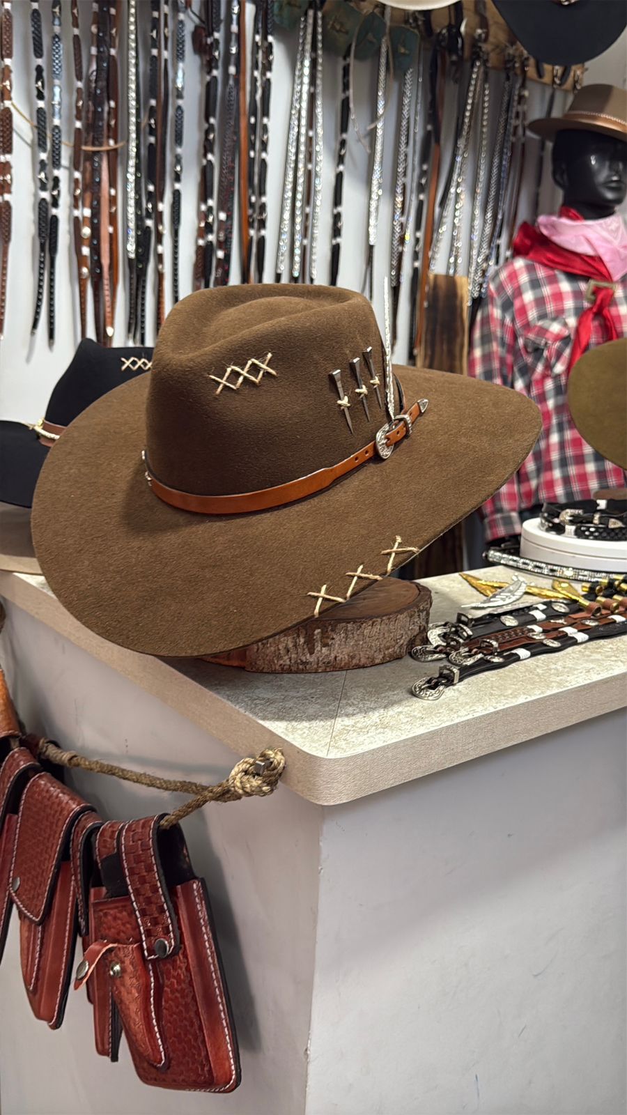CHAPEU CASCA DE BALA PRALANA ORIGINAL TRES CRAVOS CAFE G