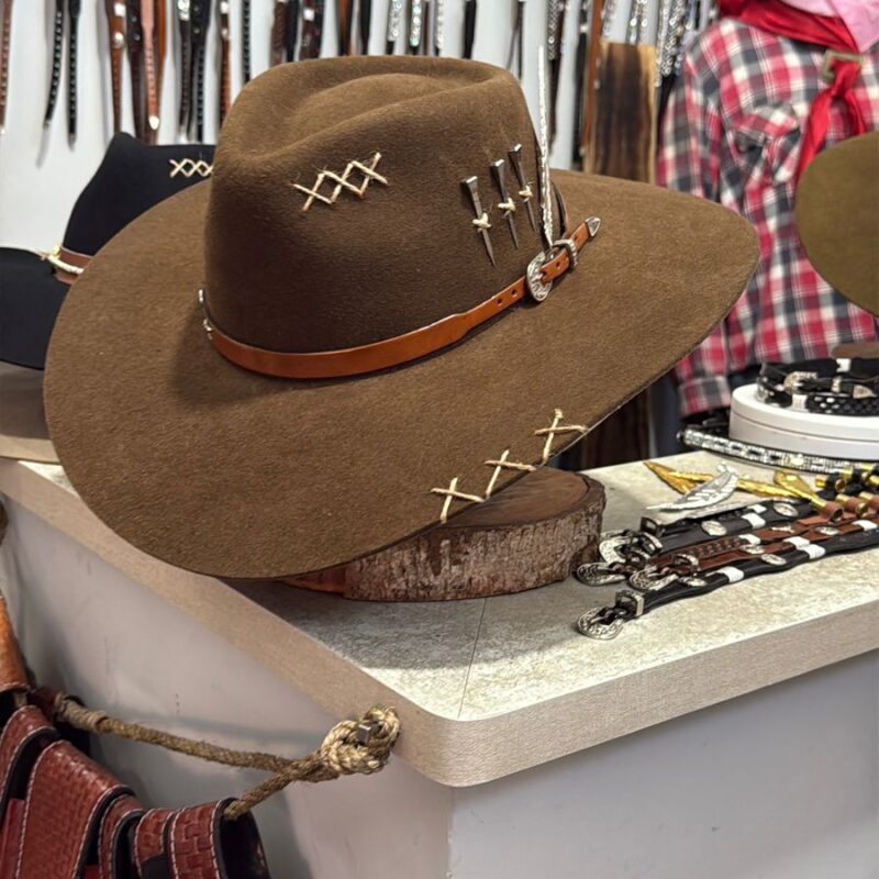 CHAPEU CASCA DE BALA PRALANA ORIGINAL TRES CRAVOS CAFE PP