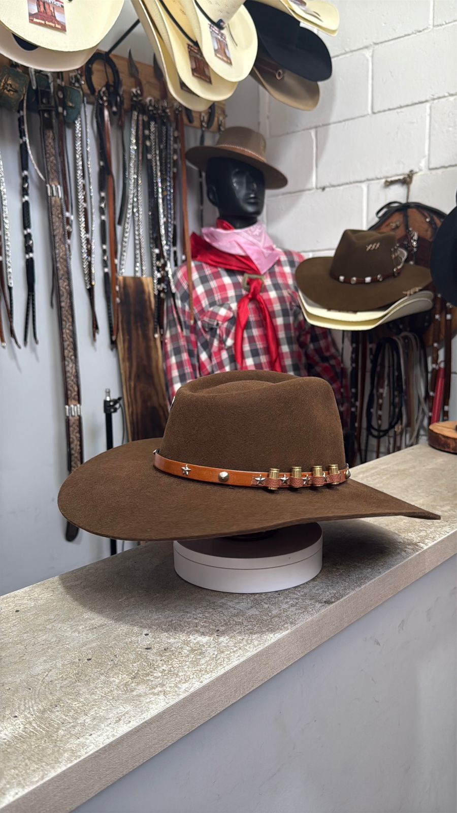 CHAPEU CASCA DE BALA PRALANA ORIGINAL TRES CRAVOS CAFE M