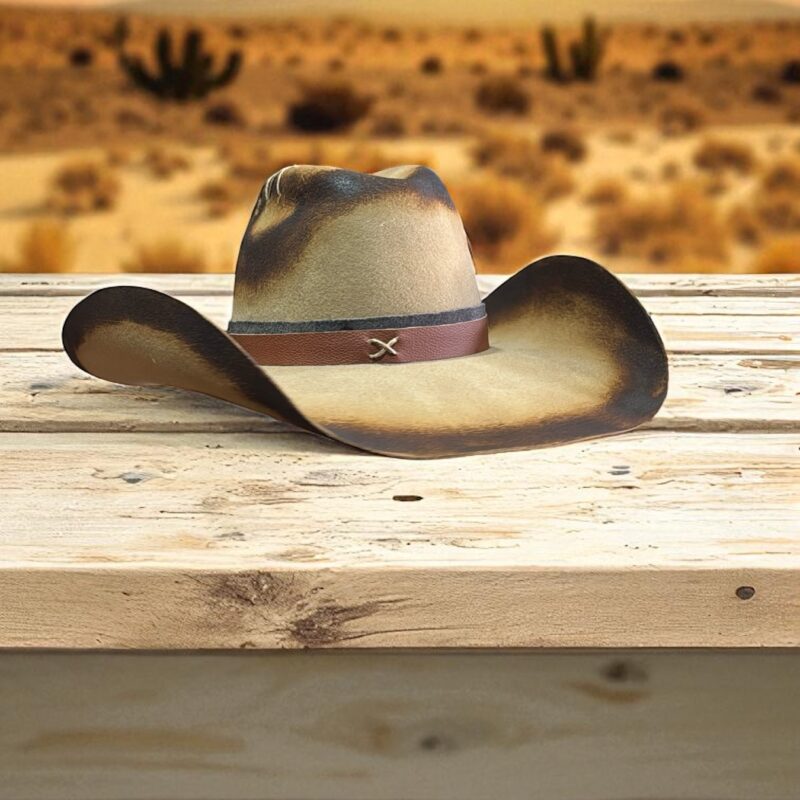 CHAPÉU PERSONALIZADO CASCA DE BALA CAMEL ABA 13 TAM 57