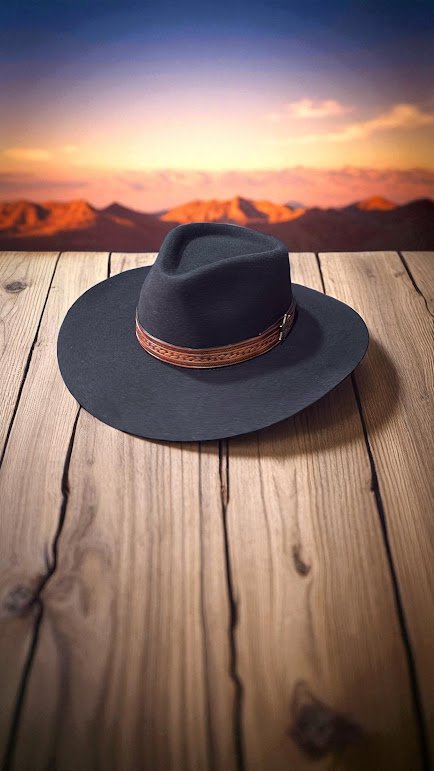 CHAPÉU PERSONALIZADO CASCA DE BALA PRETO ABA 10 TAM GG