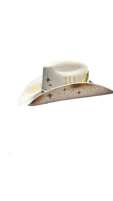 CHAPÉU CROSS FELT ABA 12 GELO PERSONALIZADO A MÃO