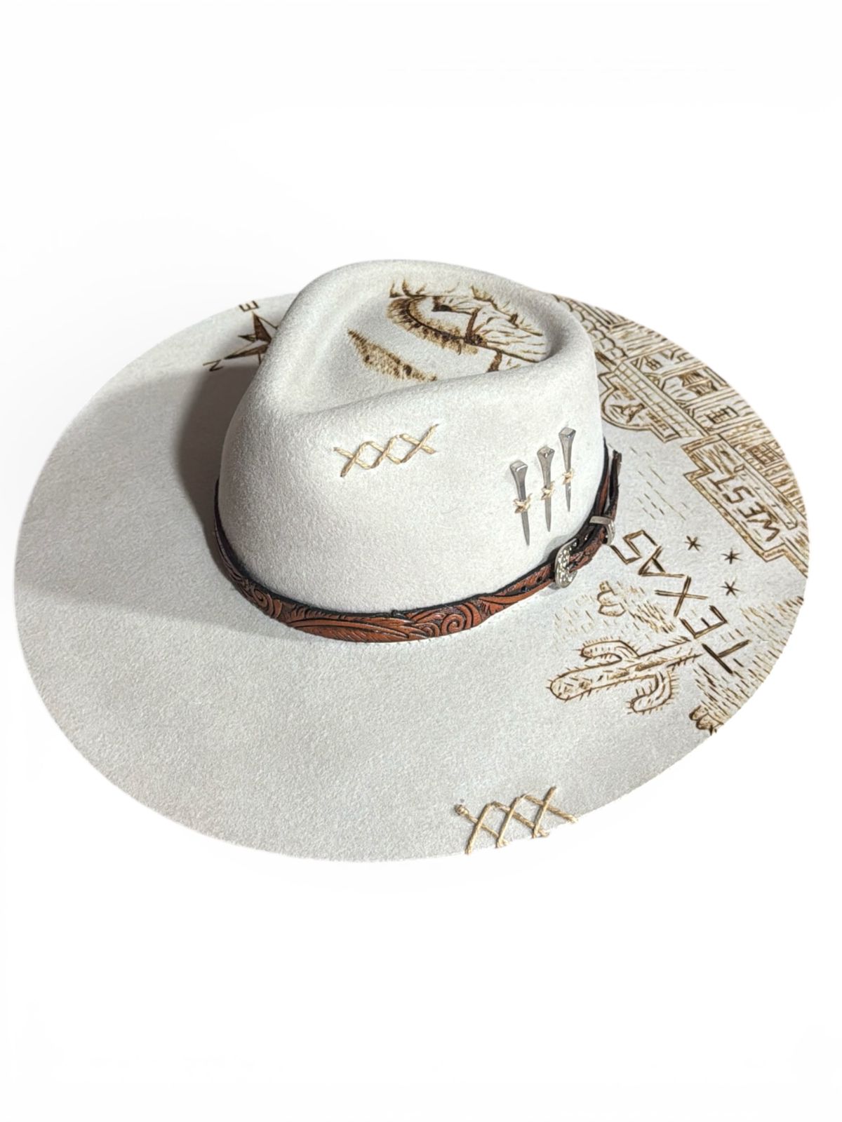 Chapéu Personalizado Gelo Casca De Bala Desenhado Aba 10
