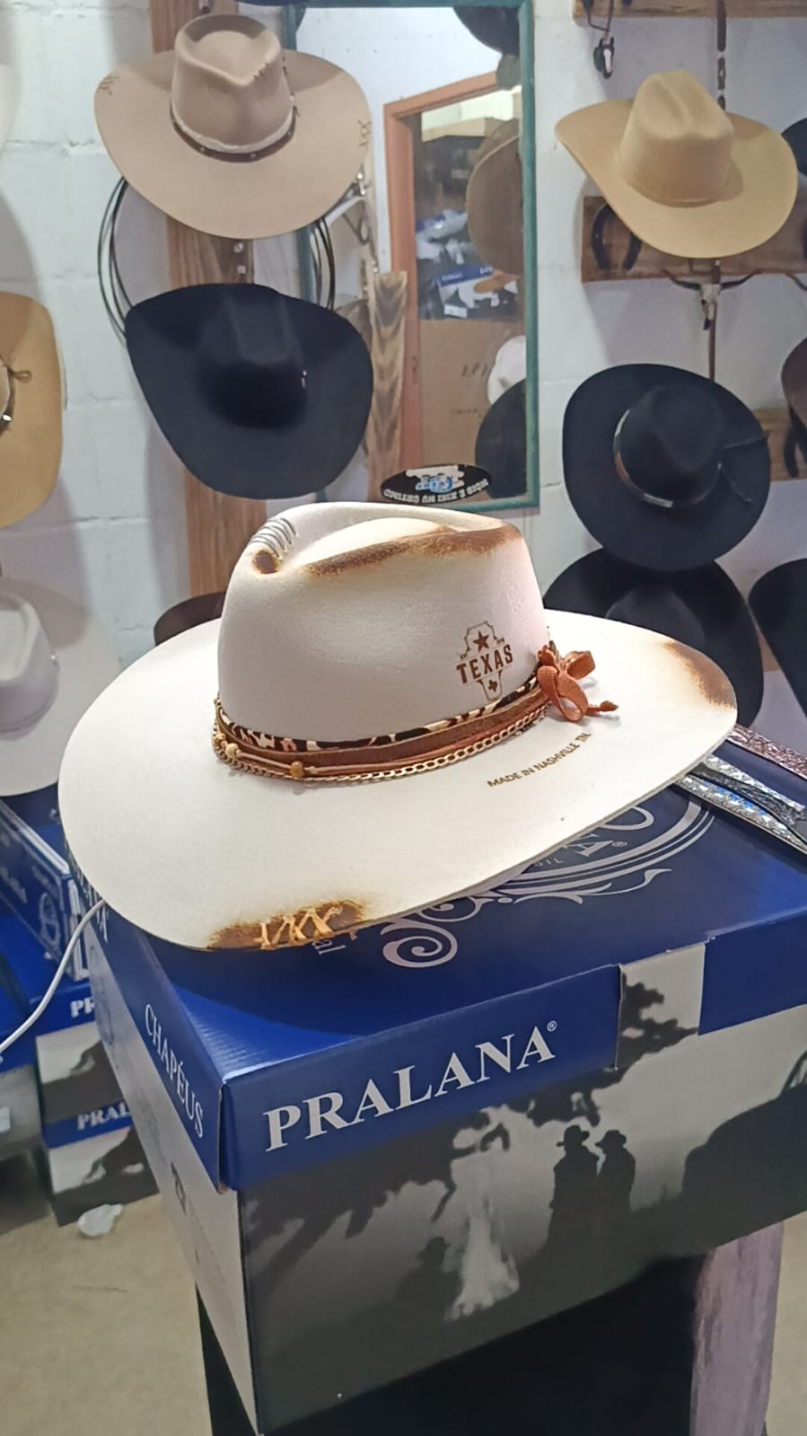 CHAPÉU PERSONALIZADO ARIZONA HATS TEMÁTICO COM DESENHOS A LASER ABA 10