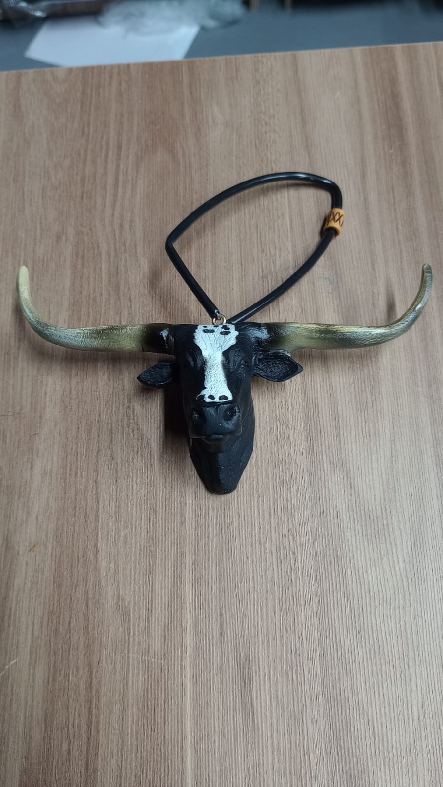 CHAVEIRO PARA RETROVISOR LONG HORN LISTRA BRANCA